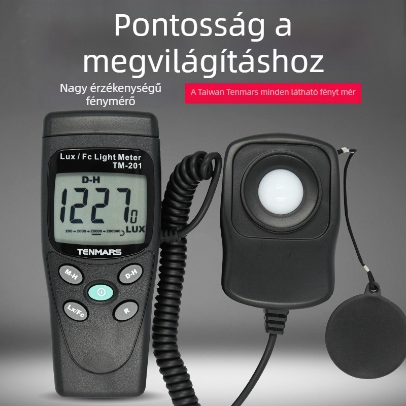 TM-201 Digitális megvilágításmérő; TM-202 Hordozható megvilágításmérő; Fényintenzitás-detektor