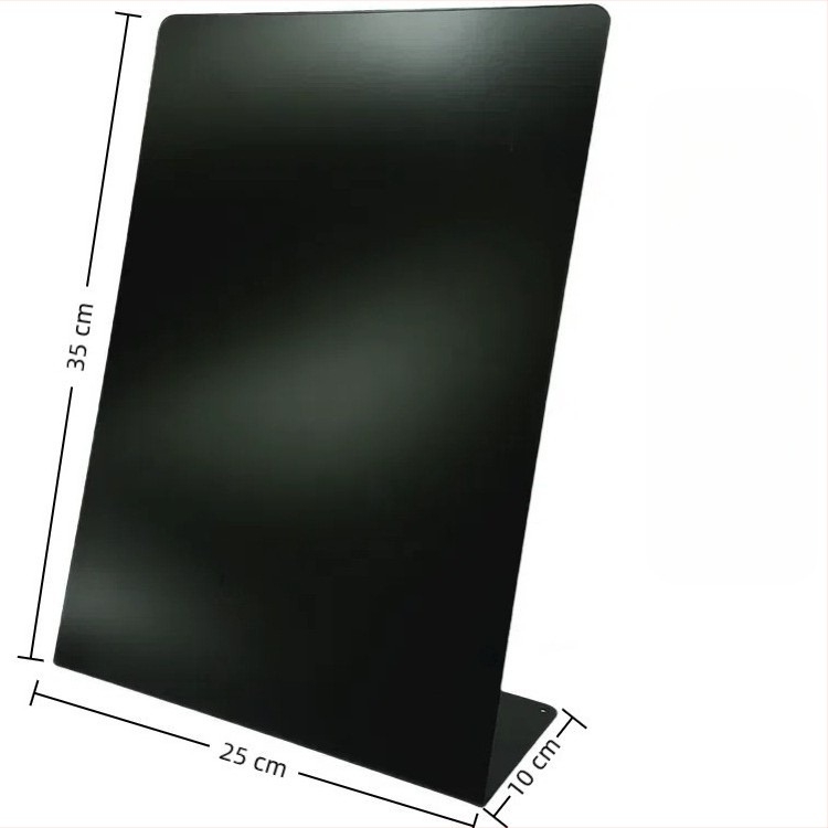 Asztali mágneses ív alakú jegyzet tábla – vasból, egyszerű és modern stílusú, más megmunkálás; diplomaosztóra ideális ajándék kollégáknak, barátoknak és évfolyamtársaknak.