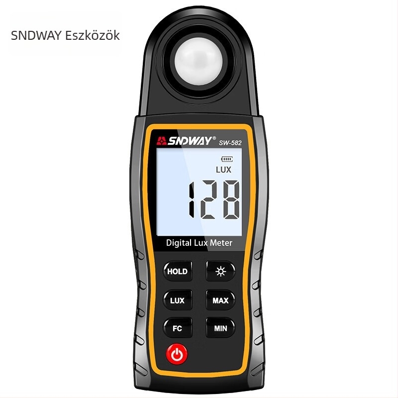 Shindawei SW-582 Fényességmérő – Magas pontosságú megvilágítás teszter, Mini LED fénymérő