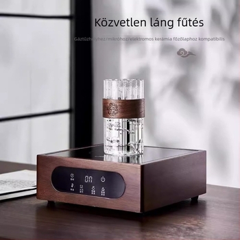 Kávéscsésze, boroszilikát üveg, egyrétegű, kör alakú forma, fogantyú nélküli, nagy hőmérséklet-állóság, égés elleni védelem