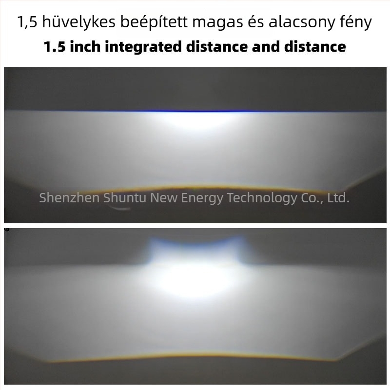 Mátrix LED fényszóró autók és motorkerékpárok számára, távoli és közeli integrációval, IP67, 55W, 12V, 5000 lm, bifokális lencse