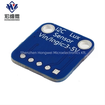 VEML7700 Környezeti fény szenzor modul, 16‑bit I2C interfész, Luxmetre modul, Hongweiwei, Tápellátás 6,3–50V