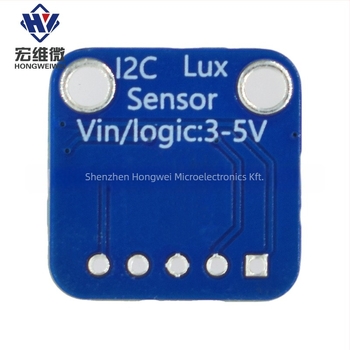 VEML7700 Környezeti fény szenzor modul, 16‑bit I2C interfész, Luxmetre modul, Hongweiwei, Tápellátás 6,3–50V