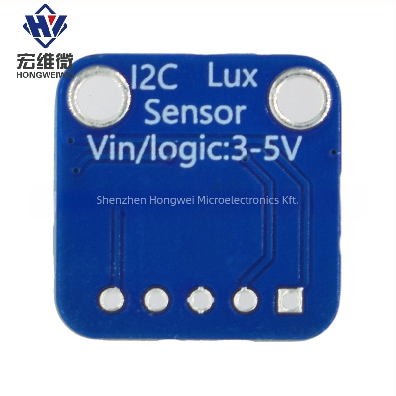 VEML7700 Környezeti fény szenzor modul, 16‑bit I2C interfész, Luxmetre modul, Hongweiwei, Tápellátás 6,3–50V