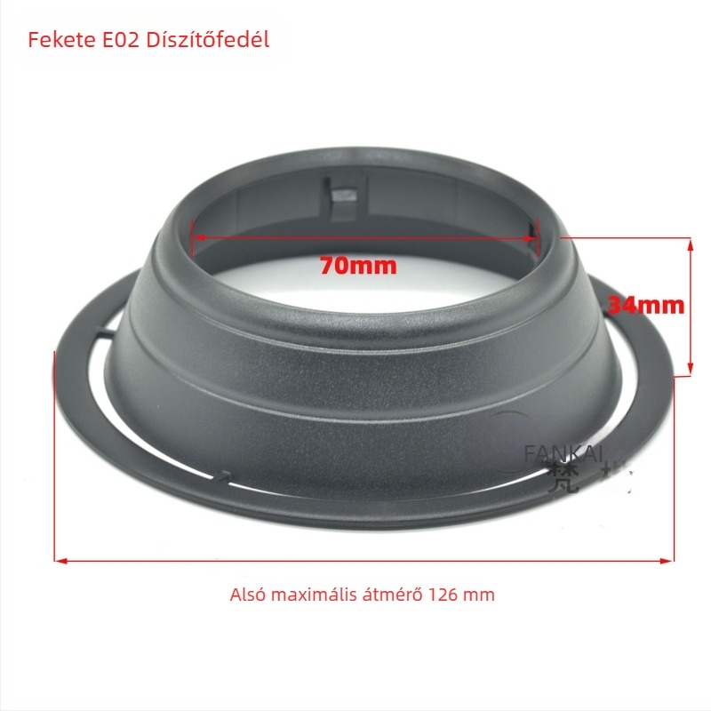 Fényszóró lencse dekoratív fedél, 12V, 55W, 8800LM, élettartam ≥30000h, alkatrész szám e01 dekoratív fedél