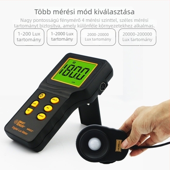 Xima AR823+ szétválasztott típusú, nagy pontosságú fotométer a fényerő méréséhez Smart Sensor