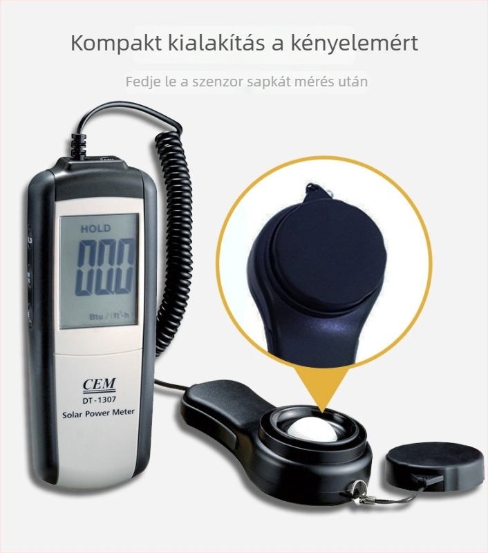 Hordozható megvilágításmérő DT-1307, Ce márka, testreszabható