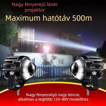 Gépjármű LED reflektor magas fényerősséggel, ultranagy látószögű lencsével, LED fényforrás 1W, 12–24V, univerzális teherautókhoz
