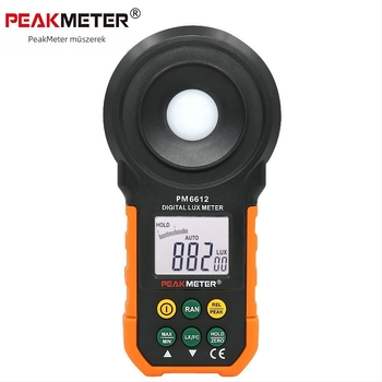 PeakMeter Huayi Digitális Luminométer PM6612 – Hordozható Fényességmérő ZX
