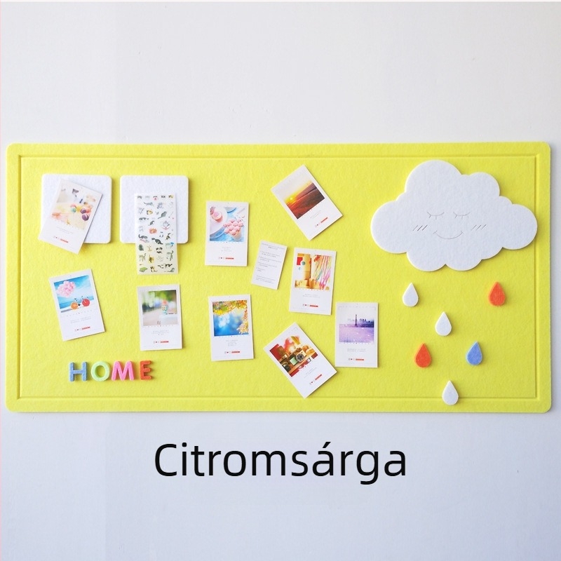 Óvodai filc falitábla – Mengda, poliészter anyag, modern művészet, gravírozás