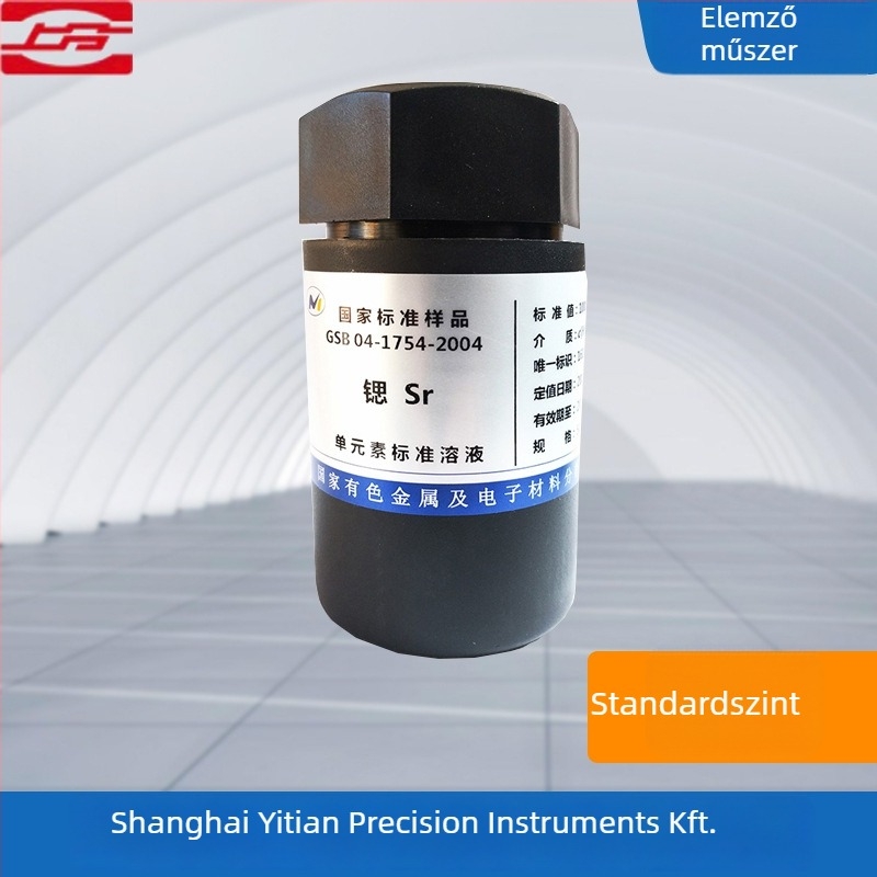 Speciális standard minta atomabsorpciós spektrofotometriához — Márka Shanghai Jingke — Modell: Speciális standard minta AAS-hoz — Mérési tartomány: 1 — Pontosság: 1