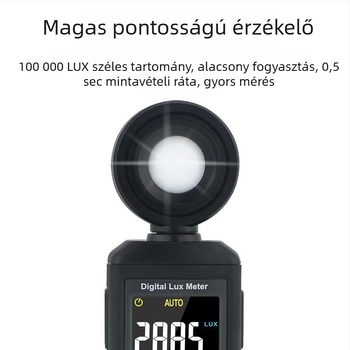 Xima ST8813 hordozható luxmérő – professzionális, digitális kijelző, magas pontosság