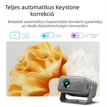 Otthoni projektor automata fókuszszal, előre vetítés (720p, 150 ANSI, 110-220V)