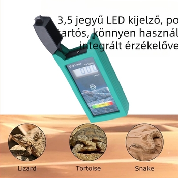 Lingban Magas Pontosságú UV Tesztelő Készülék Hüllő UVA/UVB Lámpákhoz — UV Radiométer és Energia Mérő
