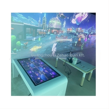 Interaktív fal- és padlóprojekció gyermekeknek – rajzprojekció a tudományos és technológiai múzeumban, többfelhasználós holografikus projekció, felbontás 1024x768, fényerő 3300 lm, objektív 0.8, teljesítmény 350W, feszültség 220V