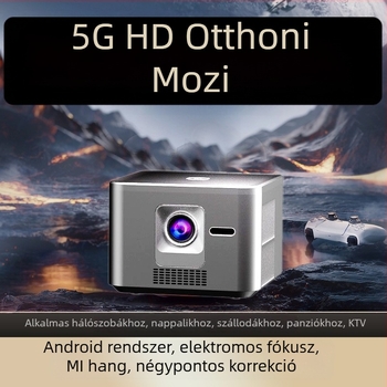 Shadow Xiaohu otthoni projektor 1080P, 800 ANSI fényerő, 65W teljesítmény, ideális otthoni mozihoz és kis irodához