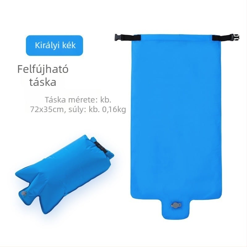 Összecsukható kültéri felfújható alvó matrac, nedvességálló, tojásfészek dizájnnal, egy személyre