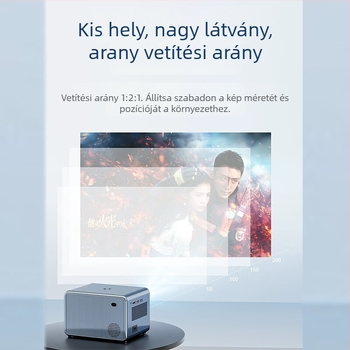 Háztartási projektor, 58W, 720P (1280x720) felbontás, fényerő 5000, energiahatékonysági szint: első osztály