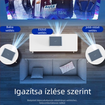 Háztartási projektor, 58W, 720P (1280x720) felbontás, fényerő 5000, energiahatékonysági szint: első osztály