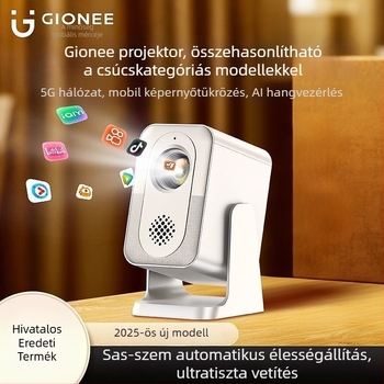 2026-os új modell otthoni projektor HDMI magas felbontású interfésszel, hordozható otthoni mozi, 5G okostelekkel kompatibil a képernyő tükrözéséhez