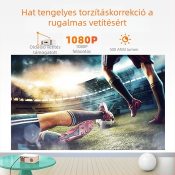 BL01 Otthoni projektor – HD, vezeték nélküli képernyővetítés otthoni mozizáshoz
