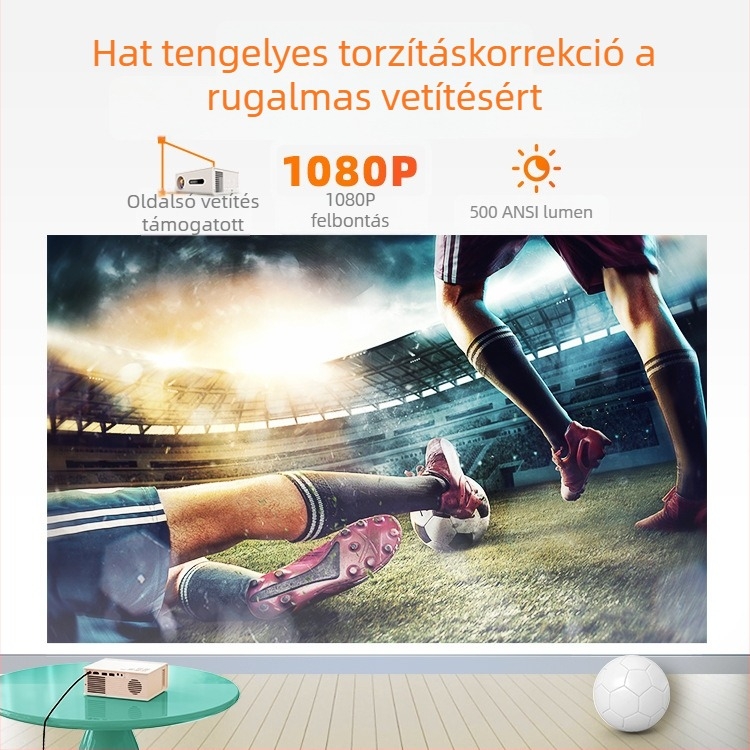 BL01 Otthoni projektor – HD, vezeték nélküli képernyővetítés otthoni mozizáshoz