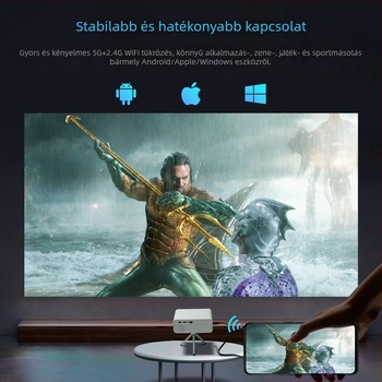 L012T hordozható vezeték nélküli zsebprojektor — 720p, 110 ANSI
