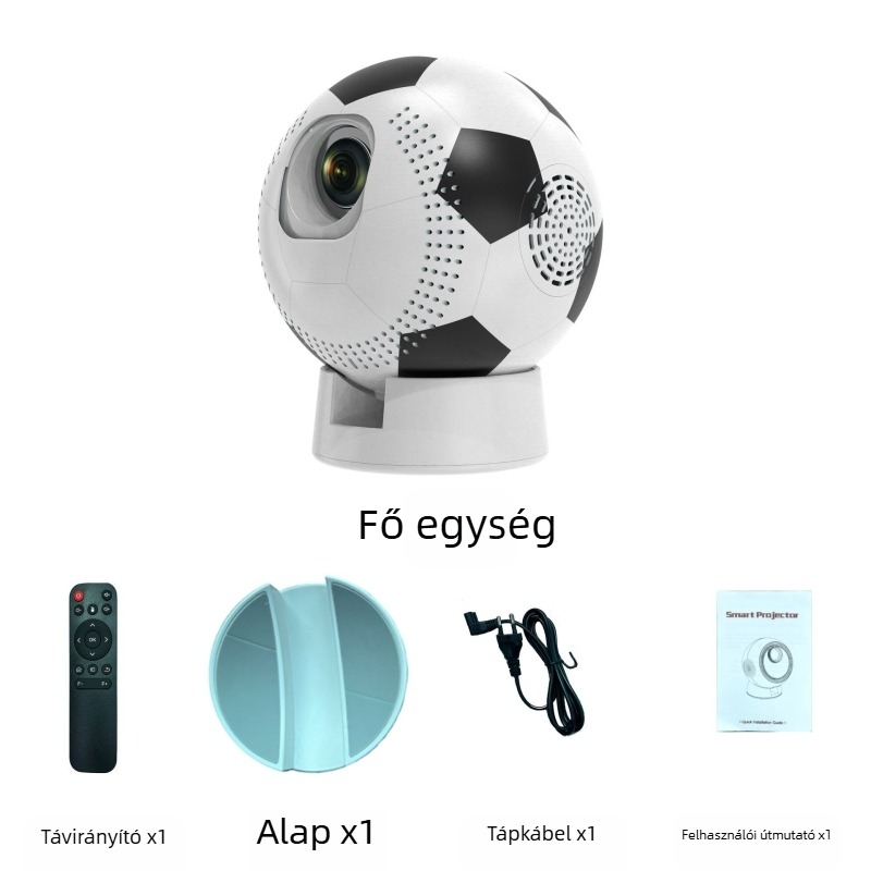 Q8 otthoni projektor Androiddal és Wi-Fi-vel, 720P felbontás, 160 lm fényerő