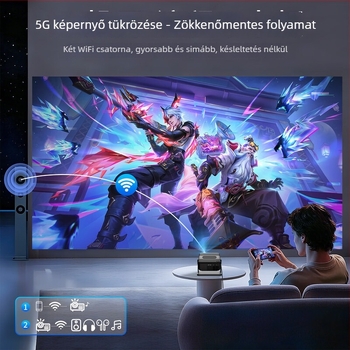 xnano HA109 Hordozható projektor - LCD, 720P felbontás, 40W, fényerő 150
