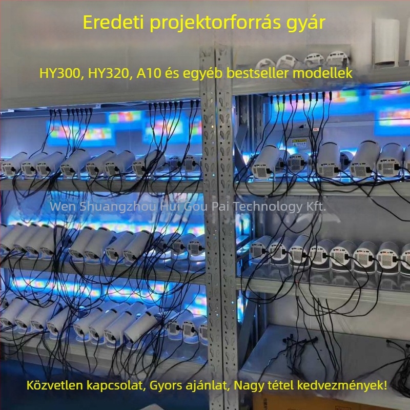 HY300 Házi Projektor 720P (1280x720), 200 ANSI Fényerő, 60W Teljesítmény, Energiahatékonysági Szint 1