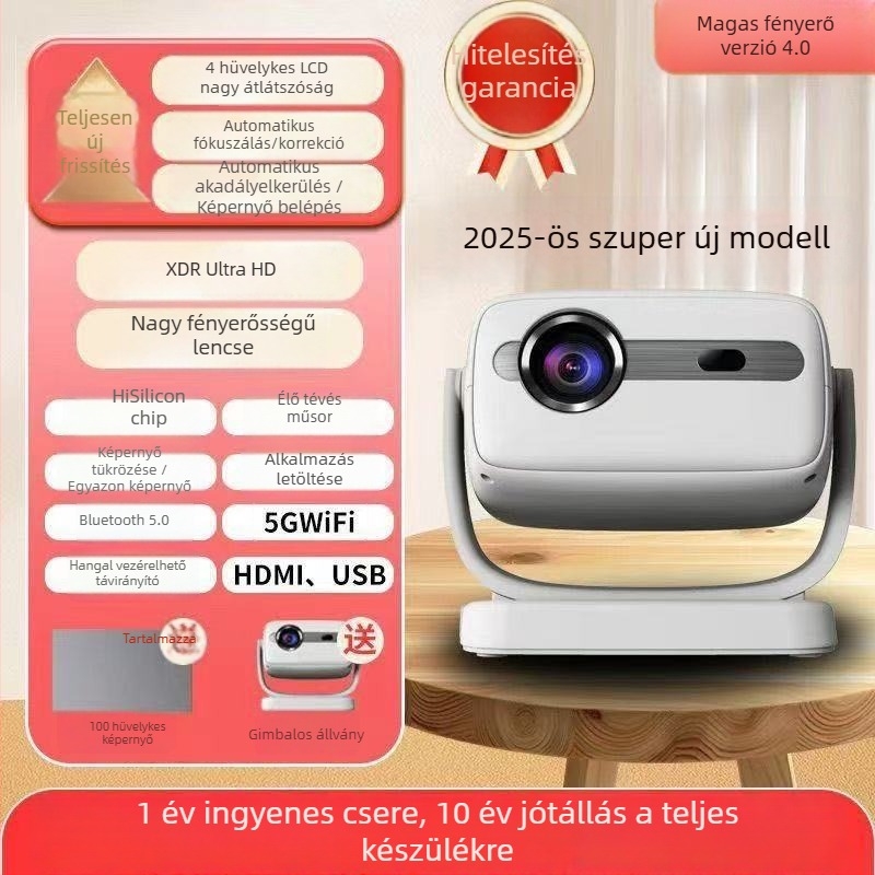 Otthoni projektor A8 - 1080p felbontás, 850 ANSI lumen fényerő, 90 W teljesítmény