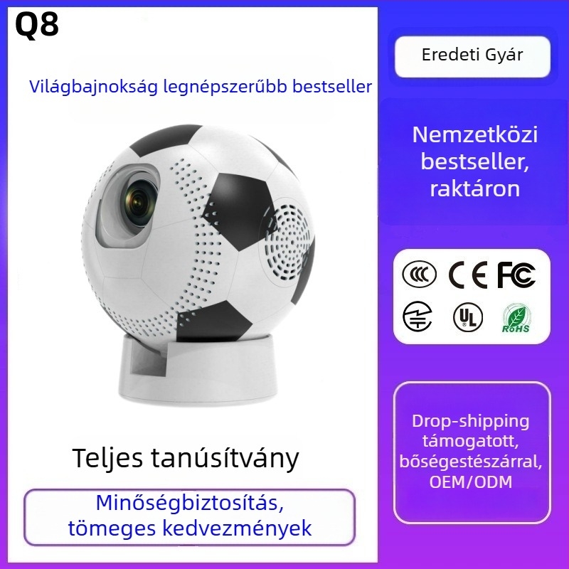 Otthoni projektor — 1080p felbontás, fényerő 170, vetítés 150 hüvelykig, 48W teljesítmény