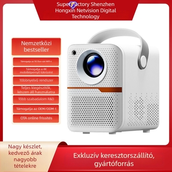 Otthoni projektor P10 — felbontás 1280x720, 250 ANSI fényerő, elülső vetítés, vetítés arány 2,69