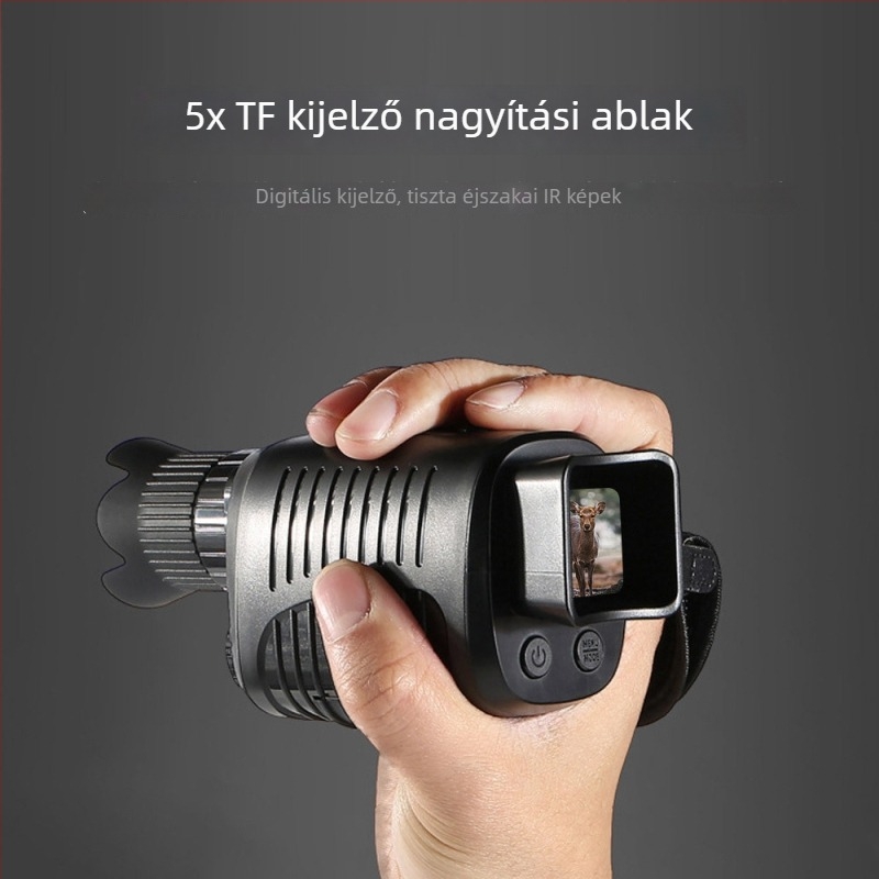 Kültéri infravörös éjjellátó monokulár digitális nappal/éj funkcióval, 10x nagyítás