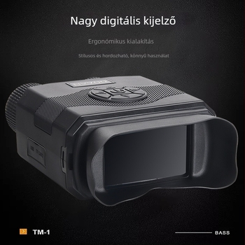NV700 éjjellátó binokuláris USB töltéssel, nagy HD kijelző, zoom, digitális infravörös éjjellátás, nappali/éjszakai fényképezés és videózás