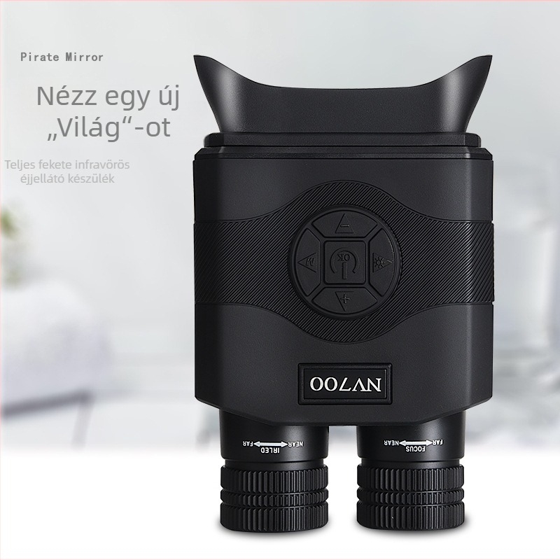NV700 éjjellátó binokuláris USB töltéssel, nagy HD kijelző, zoom, digitális infravörös éjjellátás, nappali/éjszakai fényképezés és videózás