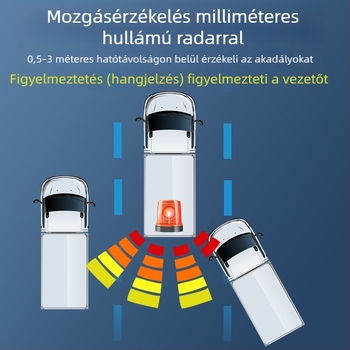 Autós dashcam kiemelkedő éjszakai látással, négycsatornás megfigyelés, holttér-figyelmeztetés, hang- és fényriasztás, hátrameneti radar, öt- vagy hatcsatornás rendszer