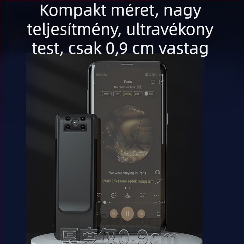 HD rendvédelmi felvételkészítő kamera éjjellátással