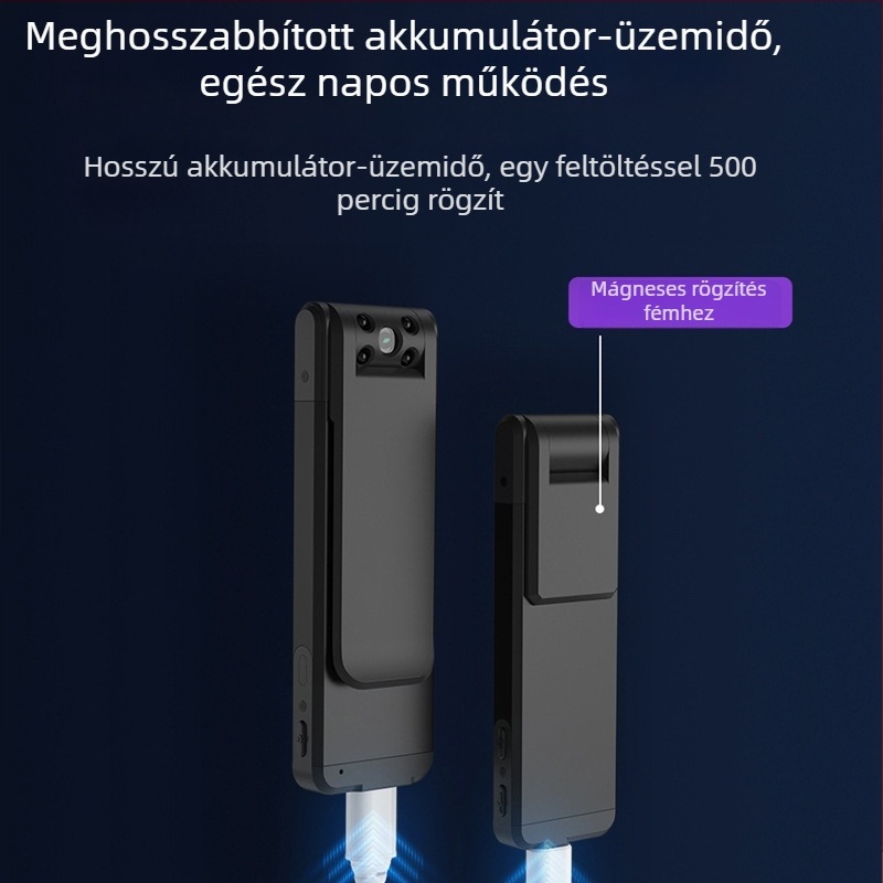 HD rendvédelmi felvételkészítő kamera éjjellátással