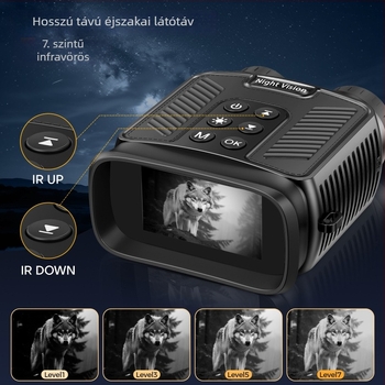 2.5K éjszakai látású binokulár, infravörös, hordozható kültéri madármegfigyelő digitális távcső