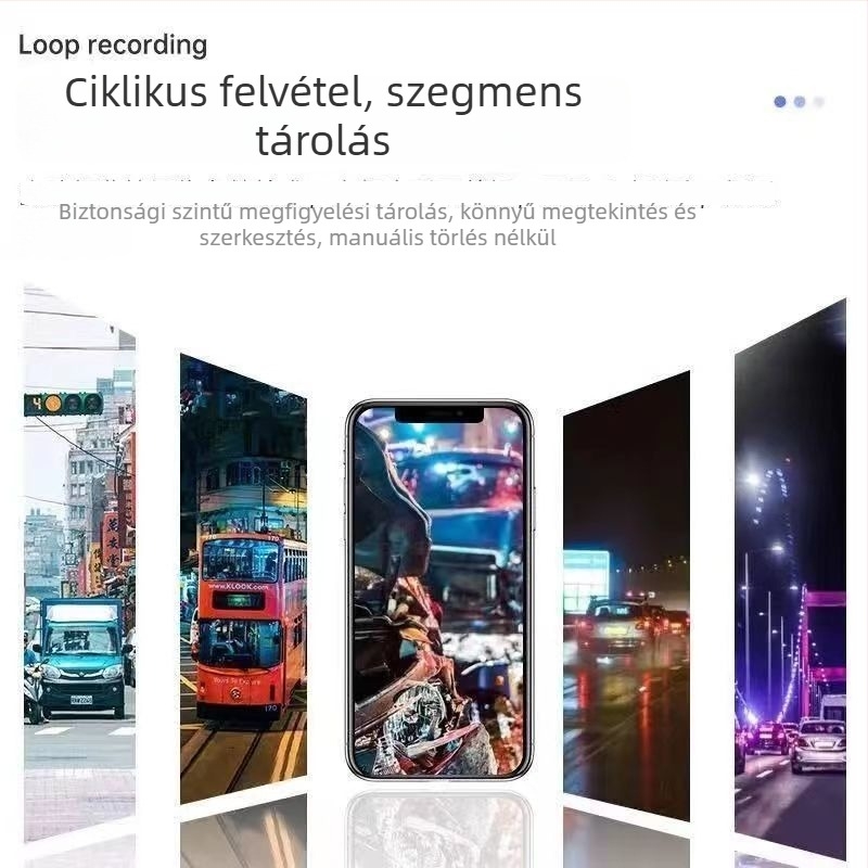 Autó dash kamera 2025, 4K éjszakai látás, előre és hátra dupla felvétel, telepítés nélkül, tolató kép