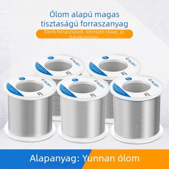 Niu Li forrasztódrót rosinmaggal, ólomtartalmú, magas tisztaságú, alacsony olvadáspontú