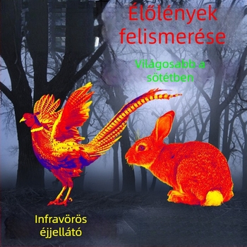 Infravörös éjjellátó készülék madármegfigyeléshez, nagy felbontású képekkel