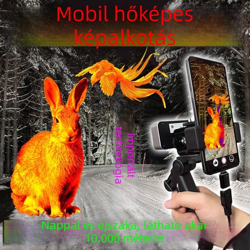 Infravörös éjjellátó készülék madármegfigyeléshez, nagy felbontású képekkel