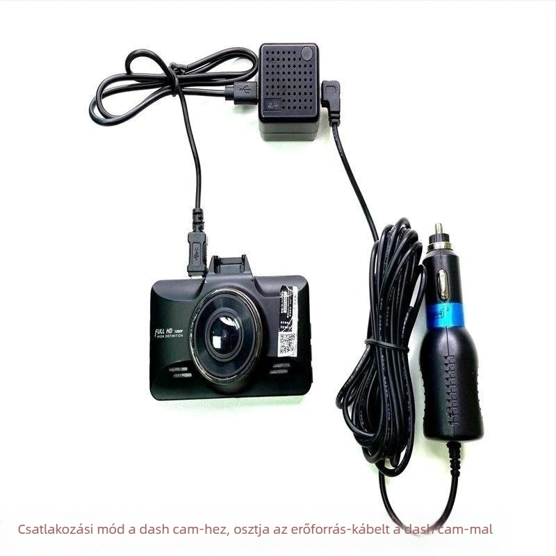 Autós DVR 1080p, 6MP, 256GB tárhely