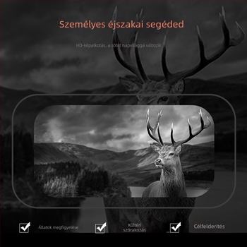 NV600PRO USB tölthető nagy képernyős infravörös digitális éjjellátó binokulár — fényképezés és videózás