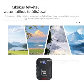 HD éjjellátó hordozható mellkamera munkahelyi felvételekhez