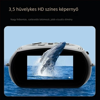 5x digitális éjjellátó készülék távolságmérővel, kültéri fénykép- és videófelvétel, HD infravörös éjjellátás