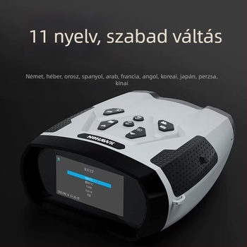 5x digitális éjjellátó készülék távolságmérővel, kültéri fénykép- és videófelvétel, HD infravörös éjjellátás