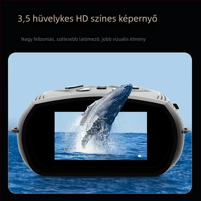 5x digitális éjjellátó készülék távolságmérővel, kültéri fénykép- és videófelvétel, HD infravörös éjjellátás